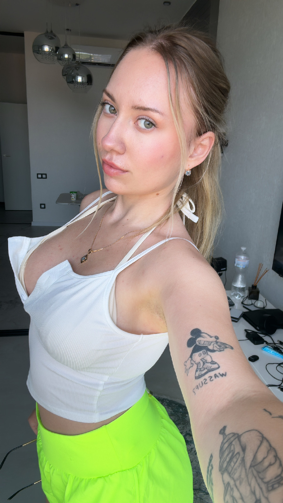 KateV in her underwear in Huainan